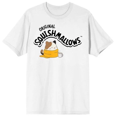 Squishmallows Cozy Cam With Cocoa Crew Neck Short Sleeve Men's White T-shirt 7 Squishmallows Cozy Cam With Cocoa Crew Neck Short Sleeve Men's White T-shirt - Image 5
