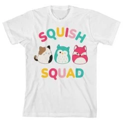 Squishmallows Squish Squad Crew Neck Short Sleeve White Youth Boy's T-shirt -Squishmallows Sales GUEST 0aba61bc 74a5 4ba9 9b5f 5ca1ab60bd07