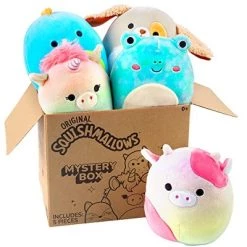 Squishmallows Squishmallow 5" Plush Mystery Box, 5-Pack - Assorted Set of Various Styles - Official Kellytoy - Cute and Soft Squishy Stuffed Animal Toy - Great Gift