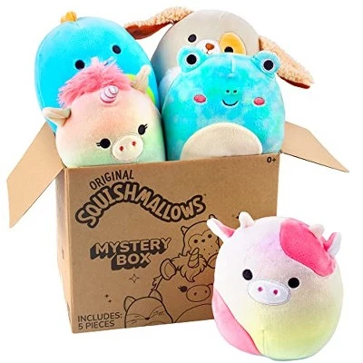 Squishmallows Squishmallow 5" Plush Mystery Box, 5-Pack - Assorted Set of Various Styles - Official Kellytoy - Cute and Soft Squishy Stuffed Animal Toy - Great Gift 3 Squishmallows Squishmallow 5" Plush Mystery Box, 5-Pack - Assorted Set of Various Styles - Official Kellytoy - Cute and Soft Squishy Stuffed Animal Toy - Great Gift