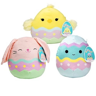Squishmallows 8" Easter Plush, Set of 3 - Bunny, Chick & Egg - Official Kellytoy - Soft and Squishy Stuffed Animal Toy - Great Gift for Kids - Ages 2+ 3 Squishmallows 8" Easter Plush, Set of 3 - Bunny, Chick & Egg - Official Kellytoy - Soft and Squishy Stuffed Animal Toy - Great Gift for Kids - Ages 2+