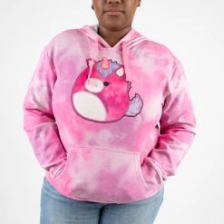Squishmallows Lola The Unicorn Juniors Women Pink Hoodie Cosplay Sweatshirt -Squishmallows Sales GUEST 12be2b2b 2cda 46ca 9696 a031b159f6ef