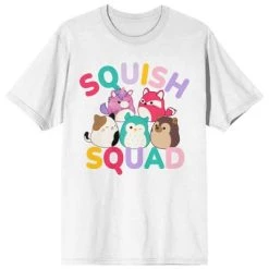 Squishmallows Squish Squad Group Characters Adult White T-shirt -Squishmallows Sales GUEST 258e87b1 c184 4349 b9a1 183e289f5f0f