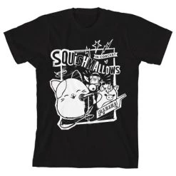 Squishmallows Rock Out Crew Neck Short Sleeve Black Youth Boy's T-shirt -Squishmallows Sales GUEST 27a75123 6e16 409f aa0d 10a7c8f7c4e9