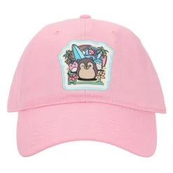 Squishmallows Beach Scene Cradle Pink Baseball Cap