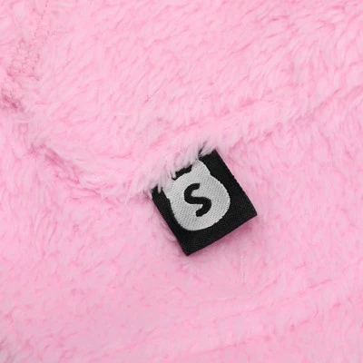 Squishmallows Squshmallows Lola The Unicorn Patch Long Sleeve Pink Youth Girl's Faux Shearling Quarter Zip Pullover 5 Squishmallows Squshmallows Lola The Unicorn Patch Long Sleeve Pink Youth Girl's Faux Shearling Quarter Zip Pullover - Image 3