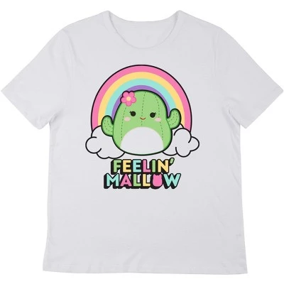 Squishmallows Maritza Feelin' Mallow Crew Neck Short Sleeve White & Green Ombre Women's T-shirt 7 Squishmallows Maritza Feelin' Mallow Crew Neck Short Sleeve White & Green Ombre Women's T-shirt - Image 5