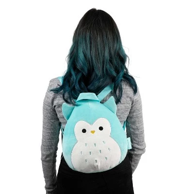 Squishmallows 3D Winston The Owl 14 inch Plush Mini Backpack 4 Squishmallows 3D Winston The Owl 14 inch Plush Mini Backpack - Image 2