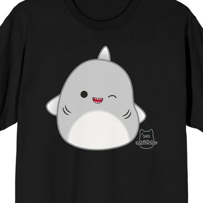 Squishmallows Gordon Crew Neck Short Sleeve Black Adult T-shirt 3 Squishmallows Gordon Crew Neck Short Sleeve Black Adult T-shirt