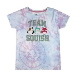 Squishmallows Team Glitter Text Crew Neck Short Sleeve Blue And Blue Pastel Tye Dye Youth Girl Tee -Squishmallows Sales GUEST 5550552d 5ca9 47ed a1aa 9627e5ebafe0