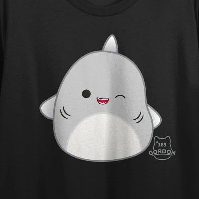 Squishmallows Gordon Crew Neck Short Sleeve Women's Black Crop Top 3 Squishmallows Gordon Crew Neck Short Sleeve Women's Black Crop Top