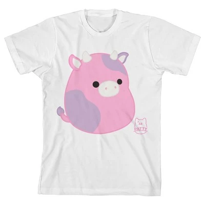 Squishmallows Patty Crew Neck Short Sleeve White Youth T-shirt 9 Squishmallows Patty Crew Neck Short Sleeve White Youth T-shirt - Image 7