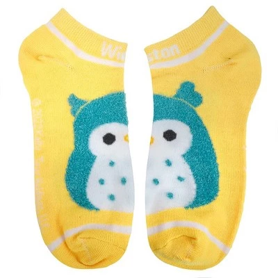 Squishmallows Fuzzy Characters 5-Pack Ankle Socks 3 Squishmallows Fuzzy Characters 5-Pack Ankle Socks