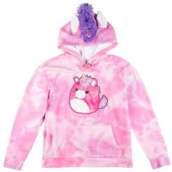 Squishmallows Lola The Unicorn Juniors Women Pink Hoodie Cosplay Sweatshirt -Squishmallows Sales GUEST a30fbd93 8a25 4378 b204 bac474d82881