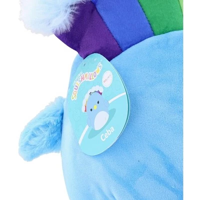 Squishmallows 8 Inch Plush | Ceba the Rainbow Peacock 4 Squishmallows 8 Inch Plush | Ceba the Rainbow Peacock - Image 2