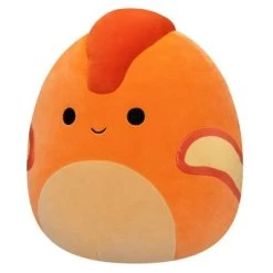 Squishmallows 11" Nichelle the Orange Dinosaur with Fuzzy Head Plush Toy
