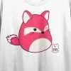 Squishmallows Fifi Crew Neck Short Sleeve Women's White Crop Top -Squishmallows Sales GUEST ad10ce55 4caa 40e9 b8d4 c7f7cc6b5e30