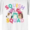 Squishmallows Squish Squad Group Characters Adult White T-shirt -Squishmallows Sales GUEST b7d7216e 5f16 4d97 bd79 65934d830429