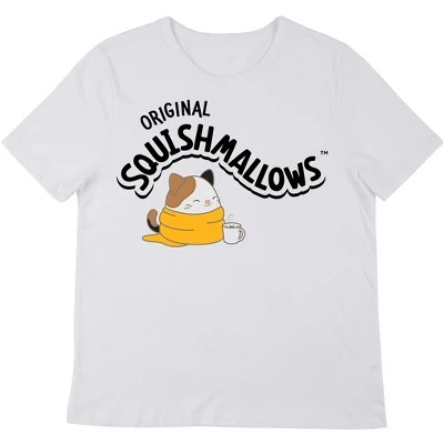 Squishmallows Cozy Cam With Cocoa Crew Neck Short Sleeve Women's White T-shirt 7 Squishmallows Cozy Cam With Cocoa Crew Neck Short Sleeve Women's White T-shirt - Image 5
