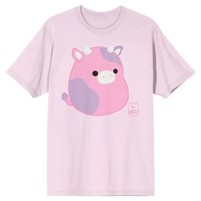 Squishmallows Patty Crew Neck Short Sleeve Cradle Pink Adult T-shirt 9 Squishmallows Patty Crew Neck Short Sleeve Cradle Pink Adult T-shirt - Image 7