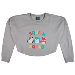 Squishmallows Squish Squad Juniors Heather Gray Crop Sweatshirt 13 Squishmallows Squish Squad Juniors Heather Gray Crop Sweatshirt -Squishmallows Sales GUEST cf57e4b6 d8a0 4ac9 84c0 54d3e92d9c9a
