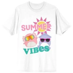 Squishmallows Archie & Stacy Summer Vibes Crew Neck Short Sleeve White Women's T-shirt -Squishmallows Sales GUEST ddce22c0 334d 48e9 8f6b 743a5e354654 4