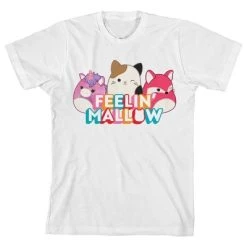 Squishmallows Feelin' Mallow Crew Neck Short Sleeve Cream Youth Boy's T-shirt 14 Squishmallows Feelin' Mallow Crew Neck Short Sleeve Cream Youth Boy's T-shirt -Squishmallows Sales GUEST fe55dd0e 859a 4880 8387 3b4fe52ae00b